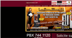 Desktop Screenshot of capuchineras.com